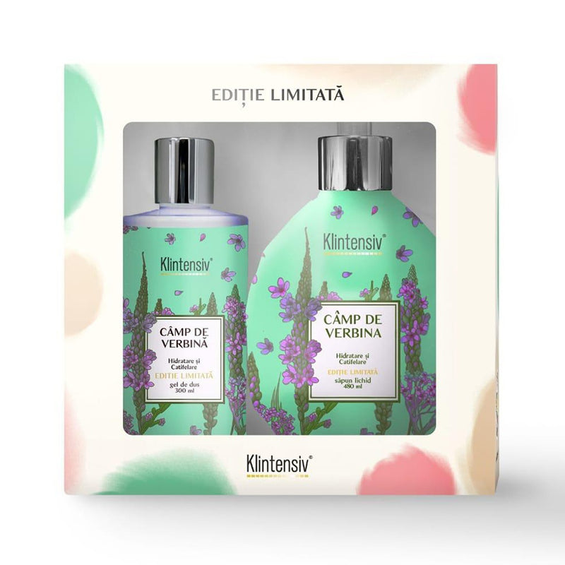 Pachet Klintensiv® Camp de Verbina | Gel de Dus 300 ml | Sapun Lichid 480 ml | Editie Limitata